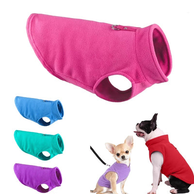 Winter Fleece Dog Cat Jacket Vest | Softosy Pet Boutique