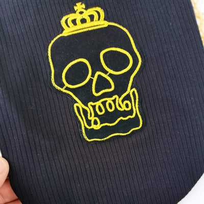 Crown Skull Printed Dog Cat Vest